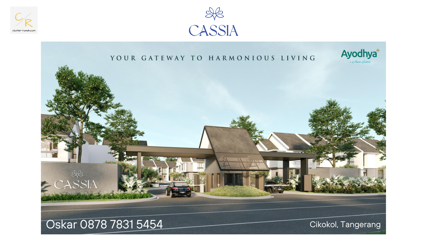 Cluster Rumah_CASSIA Alam Sutera_banner_